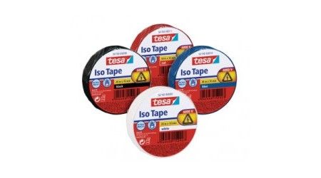 CINTA AISLANTE ROJO TESA PVC 20M x 19MM