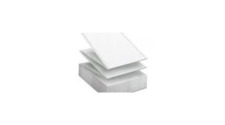 PAPEL CONTINUO 240X11" LISO 2 HOJAS 2 TREPADOS 1500 JUEGOS 12410
