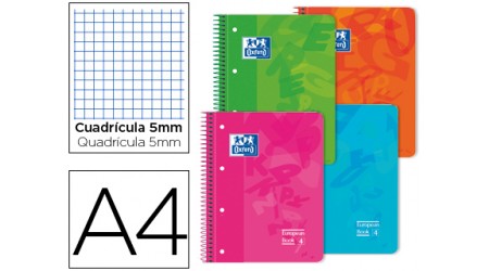 CUADERNO OXFORD A4 MICROP. 60 H.+ 60 H.GRATIS CON 3 SEPARADORES 