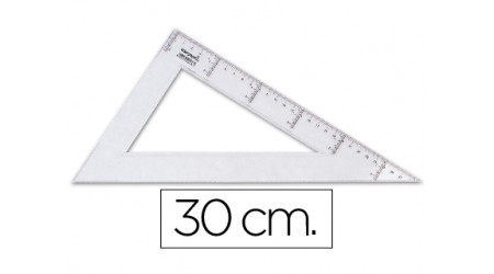 CARTABON 30 CM. TRANSPARENTE LIDERPAPEL