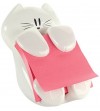 DISPENSADOR POST-IT PARA NOTAS EN ZIG ZAG - GATO  - ULTIMA UNIDAD