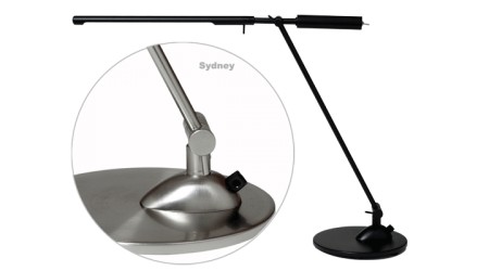 LAMPARA FLUORESCENTE SYDNEY NEGRO