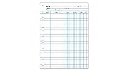 RECAMBIO MULTIFIN 3002 -CUENTAS CORRIENTES 1/4 NATURAL