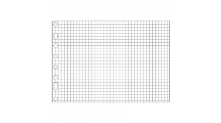 RECAMBIO MULTIFIN 3003 -CUADROS DE 4 MM. 1/4 APAISADO