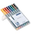 ROTULADOR PERMANENTE 0.6 "F" LUMOCOLOR 8 COLORES PUNTA FINA