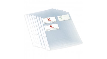 RECAMBIO TARJETERO A4 GRAFOPLAS 10 FUNDAS