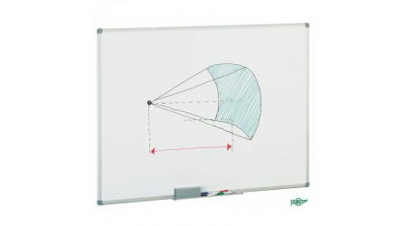 PIZARRA BLANCA MELAMINADA 100 X 150 CM. MARCO ALUMINIO