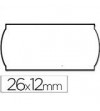 ETIQUETAS 1 LINEA 26x12 MM BLANCA 1500 ETIQUETAS ONDULADA PERMAN