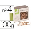 GOMAS ELASTICAS 100 GRAMOS  4 CM. 2 MM. Q-CONNECT