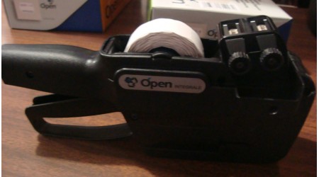 ETIQUETADORA 2 LINEAS OPEN C-20 ALF. - 10 ALFANUMERICOS + 10 NUM