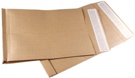 BOLSAS FUELLE 3 LADOS 229X324X30MM 130G. 250U. 57MM SOLAPA KRAFT
