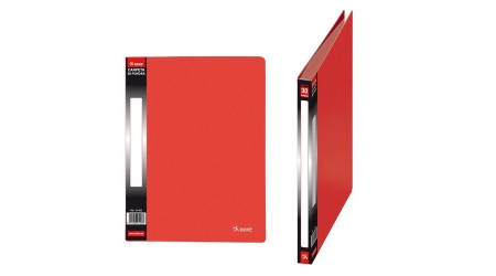 CARPETA ESCAPARATE  DOHE A4  30 FUNDAS ROJO  235 X 310 X 16