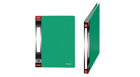 CARPETA ESCAPARATE  DOHE A4  30 FUNDAS VERDE  235 X 310 X 16