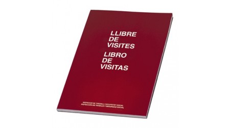 LIBRO DOHE VISITAS VALENCIANO / CASTELLANO A4 NATURAL