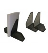 SUJETALIBROS METALICO REJILLA NEGRO JUEGO 2 UNIDADES 14 x 16,5 C