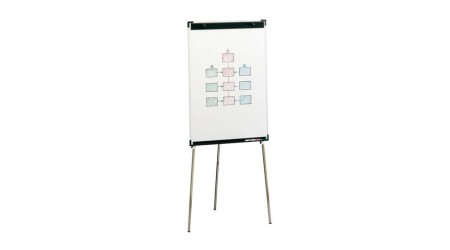 PIZARRA CABALLETE 70x102 CM.  CON BANDEJA Y SISTEMA DE ESTABILIDAD FAIBO