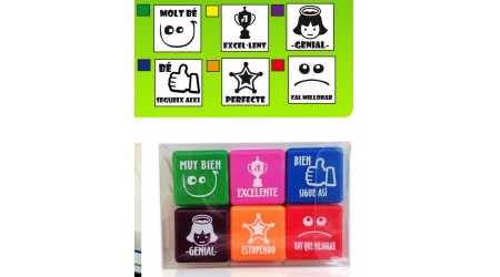 SELLOS PROFESORES 6 MODELOS VALENCIANO/CATALAN