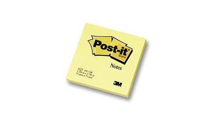 NOTAS ADHESIVAS POST-IT 654 100 H. 76X76MM AMARILLO