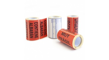 ETIQUETAS EN ROLLO CONTIENE ALBARAN GRAFOPLAS 100x50 MM 200 UNID