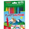 LAPICES CERA PLASTIALPINO CAJA DE 12 COLORES