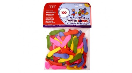 GLOBOS AGUA BOLSA DE 100 UNIDADES