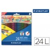LAPICES COLORES STAEDTLER NORIS COLOUR CAJA DE 24 COLORES
