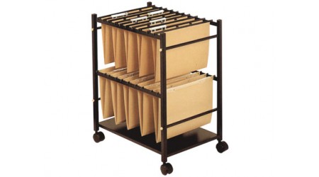 CARRO CARPETAS COLGANTES Q-CONNECT DOBLE ALTURA FIJAS