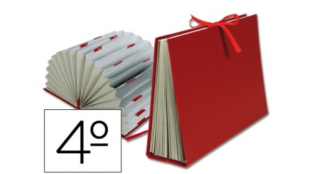CARPETA ACORDEON CUARTO FUELLE C/LAZOS BURDEOS A-Z 1-31 MARIOLA
