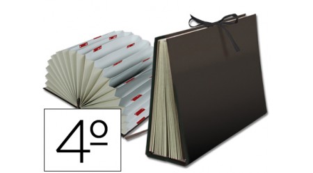 CARPETA ACORDEON CUARTO FUELLE C/LAZOS NEGRO A-Z 1-31 MARIOLA