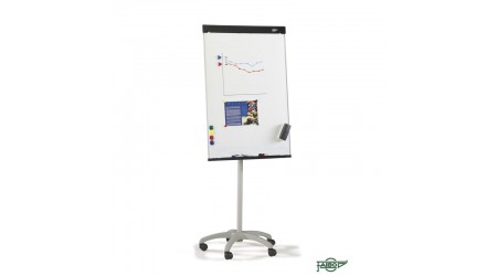 PIZARRA CABALLETE 70x102 CM. METALICO CON RUEDAS