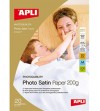 PAPEL FOTOGRAFICO SATINADO A4 200G. CAJA 20H. APLI
