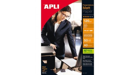 PAPEL MATE A3 120G. CAJA 50H