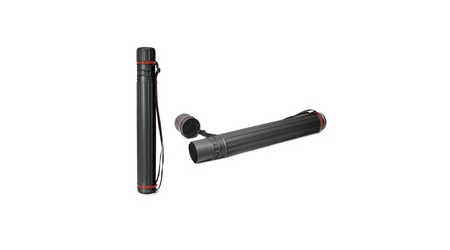 PORTAPLANOS PLASTICO GRANDE NEGRO 8 X 64 CM.