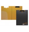 CARPETA PINZA SUPERIOR FOLIO NEGRA/NARANJA CON TAPA