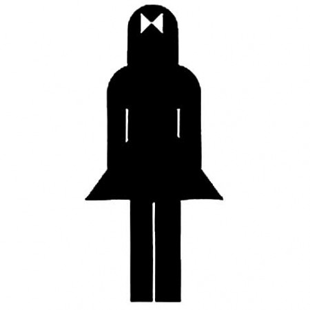 SEÑALES AUTOADHESIVAS VINILO 114X114MM LAVABO SEÑORAS