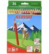 LAPICES COLORES ALPINO 600 C/ DE 36 COLORES LARGOS