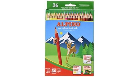 LAPICES COLORES ALPINO 600 C/ DE 36 COLORES LARGOS