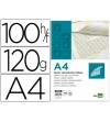 PAPEL VERJURADO LIDERPAPEL CREMA A4 90 GR. PAQUETE DE 100 HOJAS