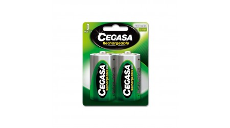 PILAS RECARGABLES CEGASA D HR20 3000 MAH 1 2V BL.2 UDS