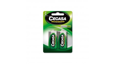 PILAS RECARGABLES CEGASA C HR14 3000 MAH 1 2V BL.2 UDS