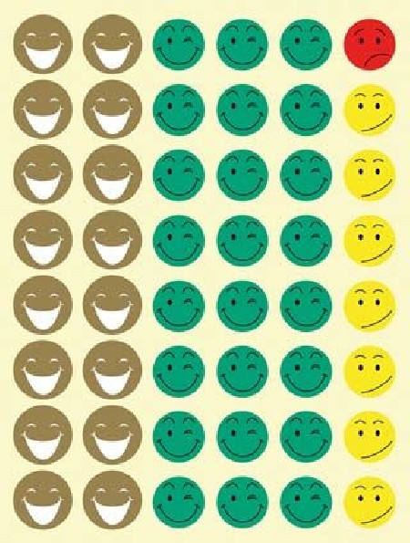 GOMETS AUTOADHESIVOS MR.SMILEY