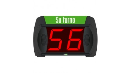 KIT CORRETURNOS CON PANTALLA, MANDO A DISTANCIA, DISPENSADOR  "SU TURNO"