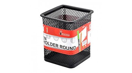 PORTALAPICES REJILLA METALICA CUADRADO NEGRO