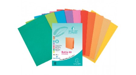 SUBCARPETA PAPEL BAHIA CLAIREFONTAINE A-4 FUCSIA 80 GR. 100 UNID