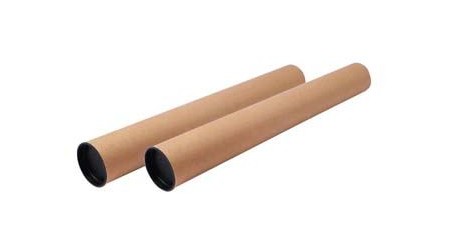 TUBO DE ENVIO DE CARTON CON TAPA 76 x 1100 MM A1/A0 PORTAPLANO