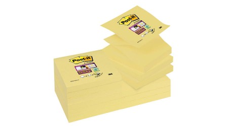 NOTAS ADHESIVAS POST-IT R330SS  Z-NOTES AMARILLO SUPER STICKY