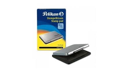 TAMPON Nº 2 PELIKAN MEDIANO 7 X 11 CM. NEGRO
