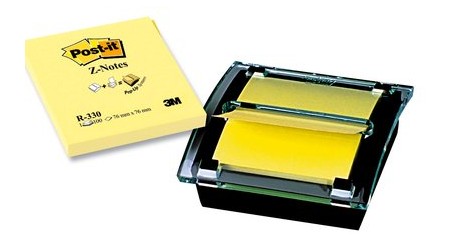 DISPENSADOR POST-IT MILLENIUM DE Z-NOTAS + 1 BLOC DE Z-NOTAS  - ULTIMA UNIDAD