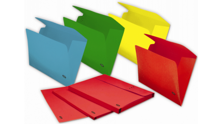 SUBCARPETA ELBA A4 3 SOLAPAS NARANJA 320G. 50 U.