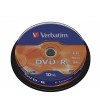 DVD-R 4,7 GB TARRINA 10 VERBATIM - CANON LPI 2,10 INCLUIDO